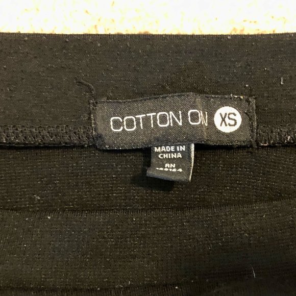 Cotton On Black Skirt XS - USED - Picture 2 of 5